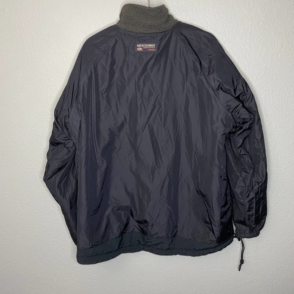 Abercrombie & Fitch Men’s Fleece Jacket reversible size medium - Picture 7 of 10